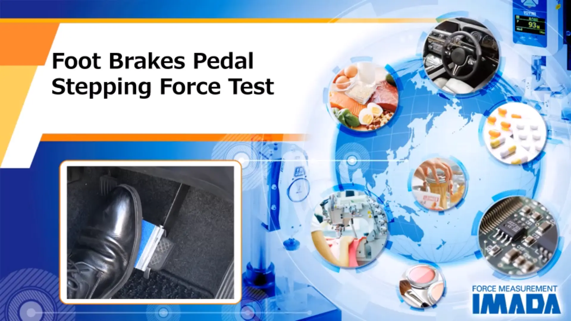 Foot Brakes Pedal Stepping Force Test